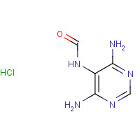 753504-19-7 N-(4,6-diaminopyrimidin-5-yl)formamide;hydrochloride chemical structure