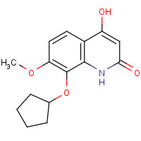 1001061-79-5 8-cyclopentyloxy-4-hydroxy-7-methoxy-1H-quinolin-2-one chemical structure