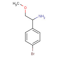 1270557-79-3 1-(4-bromophenyl)-2-methoxyethanamine chemical structure