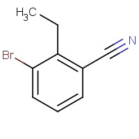 1253790-62-3 3-bromo-2-ethylbenzonitrile chemical structure