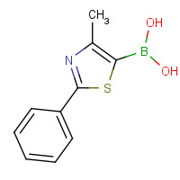 1216665-40-5 (4-methyl-2-phenyl-1,3-thiazol-5-yl)boronic acid chemical structure