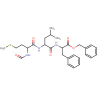 70637-32-0 benzyl 2-[[2-[(2-formamido-4-methylsulfanylbutanoyl)amino]-4-methylpentanoyl]amino]-3-phenylpropanoate chemical structure