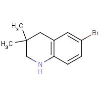 184041-19-8 6-bromo-3,3-dimethyl-2,4-dihydro-1H-quinoline chemical structure