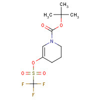 149108-74-7 tert-butyl 5-(trifluoromethylsulfonyloxy)-3,4-dihydro-2H-pyridine-1-carboxylate chemical structure