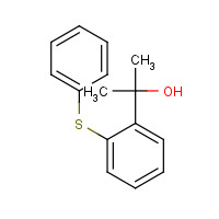57302-39-3 2-(2-phenylsulfanylphenyl)propan-2-ol chemical structure