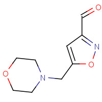 893749-85-4 5-(morpholin-4-ylmethyl)-1,2-oxazole-3-carbaldehyde chemical structure