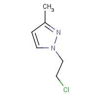 96450-55-4 1-(2-chloroethyl)-3-methylpyrazole chemical structure