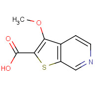 521948-28-7 3-methoxythieno[2,3-c]pyridine-2-carboxylic acid chemical structure