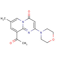 663619-91-8 9-acetyl-7-methyl-2-morpholin-4-ylpyrido[1,2-a]pyrimidin-4-one chemical structure