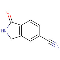 1261869-76-4 1-oxo-2,3-dihydroisoindole-5-carbonitrile chemical structure