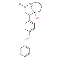 93413-61-7 1-[2-(dimethylamino)-1-(4-phenylmethoxyphenyl)ethyl]cyclohexan-1-ol chemical structure