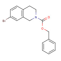 625127-09-5 benzyl 7-bromo-3,4-dihydro-1H-isoquinoline-2-carboxylate chemical structure