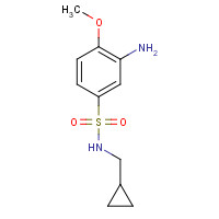 1040014-67-2 3-amino-N-(cyclopropylmethyl)-4-methoxybenzenesulfonamide chemical structure