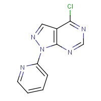 650637-99-3 4-chloro-1-pyridin-2-ylpyrazolo[3,4-d]pyrimidine chemical structure