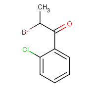 75815-22-4 2-bromo-1-(2-chlorophenyl)propan-1-one chemical structure