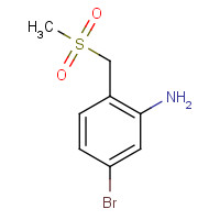 651780-42-6 5-bromo-2-(methylsulfonylmethyl)aniline chemical structure