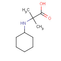 99176-09-7 2-(cyclohexylamino)-2-methylpropanoic acid chemical structure