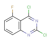 87611-00-5 2,4-dichloro-5-fluoroquinazoline chemical structure