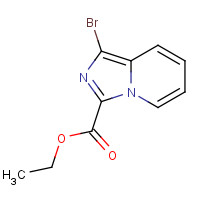 885276-59-5 ethyl 1-bromoimidazo[1,5-a]pyridine-3-carboxylate chemical structure