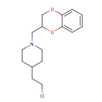 194612-28-7 4-(2-chloroethyl)-1-(2,3-dihydro-1,4-benzodioxin-3-ylmethyl)piperidine chemical structure