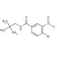 776315-28-7 4-bromo-N-(2,2-dimethylpropyl)-3-nitrobenzamide chemical structure