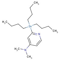 396092-84-5 N,N-dimethyl-2-tributylstannylpyridin-4-amine chemical structure