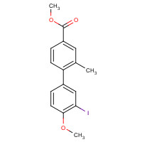934842-18-9 methyl 4-(3-iodo-4-methoxyphenyl)-3-methylbenzoate chemical structure
