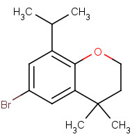 1220476-15-2 6-bromo-4,4-dimethyl-8-propan-2-yl-2,3-dihydrochromene chemical structure