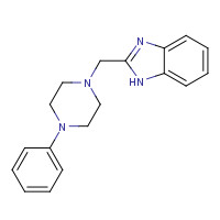 70006-20-1 2-[(4-phenylpiperazin-1-yl)methyl]-1H-benzimidazole chemical structure