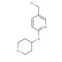 906352-80-5 5-(chloromethyl)-2-(oxan-4-yloxy)pyridine chemical structure