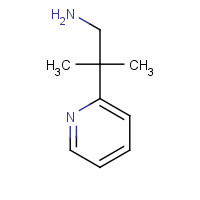 199296-39-4 2-methyl-2-pyridin-2-ylpropan-1-amine chemical structure