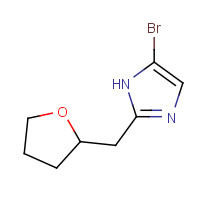 1203672-79-0 5-bromo-2-(oxolan-2-ylmethyl)-1H-imidazole chemical structure