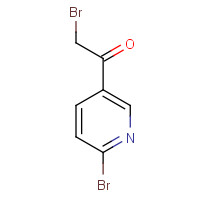 136592-20-6 2-bromo-1-(6-bromopyridin-3-yl)ethanone chemical structure