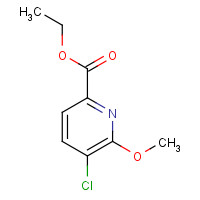 1214388-09-6 ethyl 5-chloro-6-methoxypyridine-2-carboxylate chemical structure