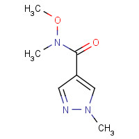 1283120-11-5 N-methoxy-N,1-dimethylpyrazole-4-carboxamide chemical structure