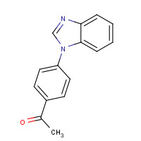 25700-10-1 1-[4-(benzimidazol-1-yl)phenyl]ethanone chemical structure