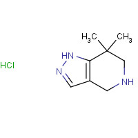 635712-89-9 7,7-dimethyl-1,4,5,6-tetrahydropyrazolo[4,3-c]pyridine;hydrochloride chemical structure