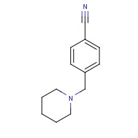 727733-92-8 4-(piperidin-1-ylmethyl)benzonitrile chemical structure