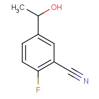 960244-29-5 2-fluoro-5-(1-hydroxyethyl)benzonitrile chemical structure