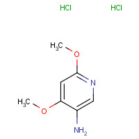 50503-42-9 4,6-dimethoxypyridin-3-amine;dihydrochloride chemical structure