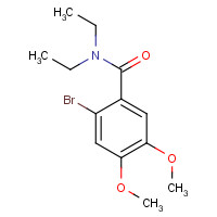 105875-33-0 2-bromo-N,N-diethyl-4,5-dimethoxybenzamide chemical structure