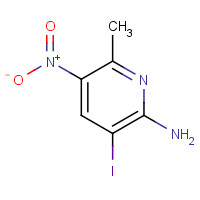 1000343-76-9 3-iodo-6-methyl-5-nitropyridin-2-amine chemical structure