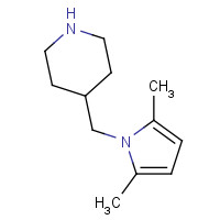 690632-77-0 4-[(2,5-dimethylpyrrol-1-yl)methyl]piperidine chemical structure