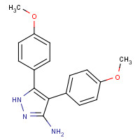 802919-05-7 4,5-bis(4-methoxyphenyl)-1H-pyrazol-3-amine chemical structure
