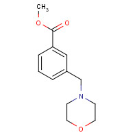 190660-95-8 methyl 3-(morpholin-4-ylmethyl)benzoate chemical structure