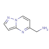 1313726-09-8 pyrazolo[1,5-a]pyrimidin-5-ylmethanamine chemical structure
