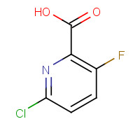 884494-76-2 6-chloro-3-fluoropyridine-2-carboxylic acid chemical structure