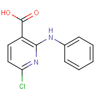 1138322-09-4 2-anilino-6-chloropyridine-3-carboxylic acid chemical structure