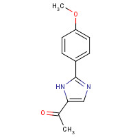 102151-73-5 1-[2-(4-methoxyphenyl)-1H-imidazol-5-yl]ethanone chemical structure