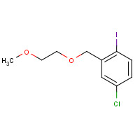 1441736-64-6 4-chloro-1-iodo-2-(2-methoxyethoxymethyl)benzene chemical structure